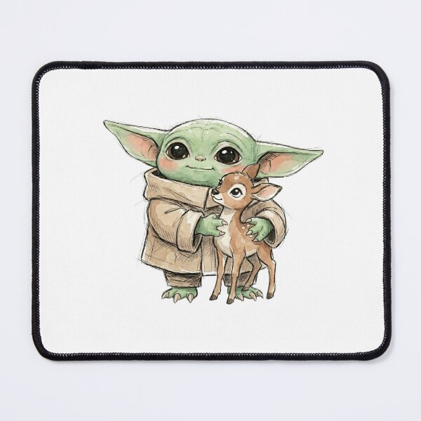 Item preview, BABY YODA WITH DEER designed and sold by LIS AND MELIVERSO.