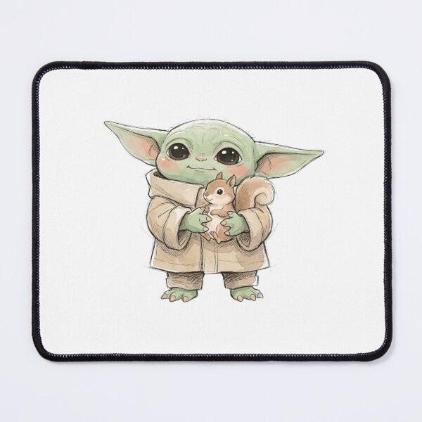 Item preview, BABY YODA WITH SQUIRREL designed and sold by LIS AND MELIVERSO.