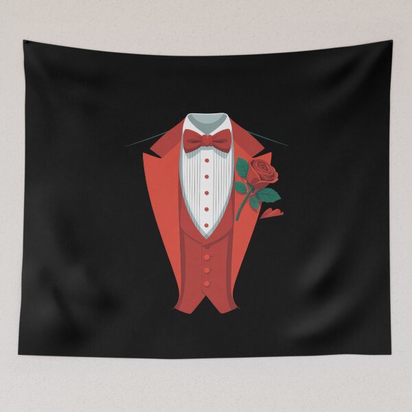 Item preview, Valentine's Day Tuxedo Red Bow Tie for Guys designed and sold by VENOM0RIOT.