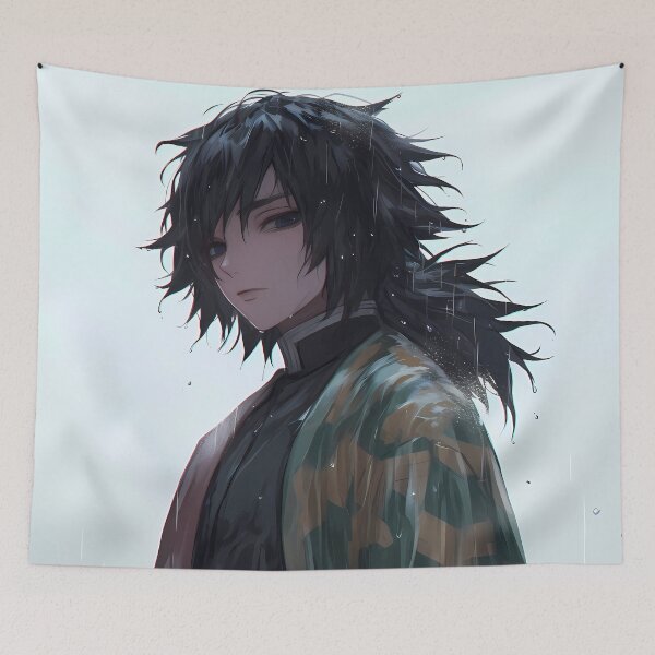 Item preview, Giyu Tomioka Demon Slayer Quiet Rain Profile designed and sold by Tokyonomad.