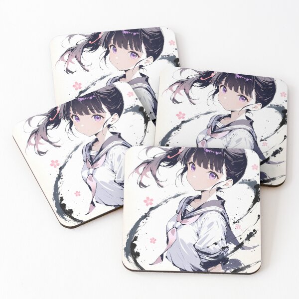 Item preview, Kanao Tsuyuri Demon Slayer Sakura Sailor Portrait designed and sold by Tokyonomad.