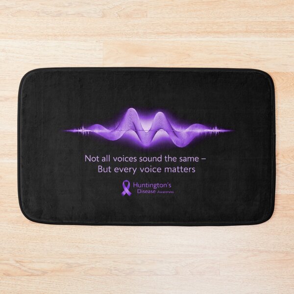 Item preview, Not All Voices Sound the Same – Huntington’s Disease Awareness Design designed and sold by Mirgonhood.