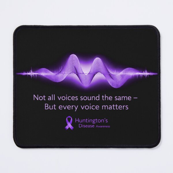 Item preview, Not All Voices Sound the Same – Huntington’s Disease Awareness Design designed and sold by Mirgonhood.