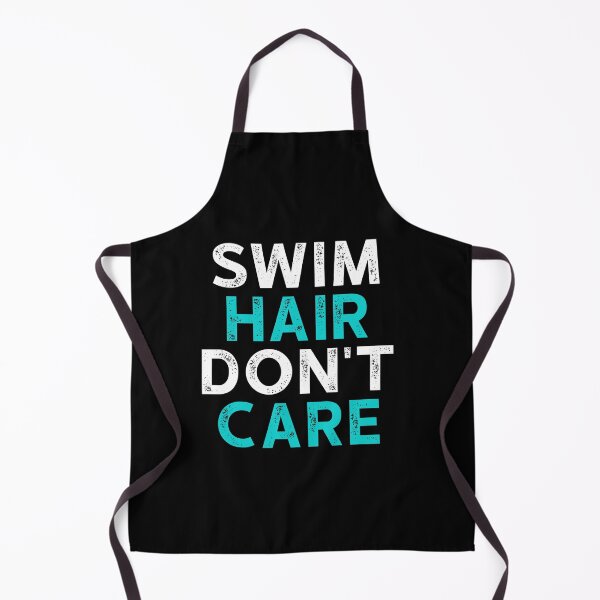 Item preview, Swim Hair Don't Care - Funny Swimming Gift designed and sold by kaneishiayuvi.