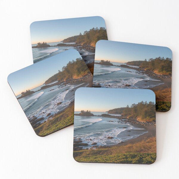 Item preview, Long Beach With Crashing Waves Sunset Lighting designed and sold by burbankdesigns.