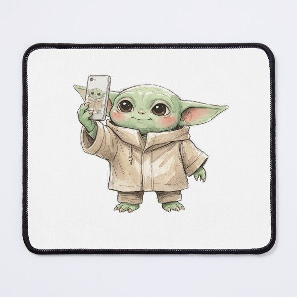 Item preview, BABY YODA TAKING A SELFIE designed and sold by LIS AND MELIVERSO.