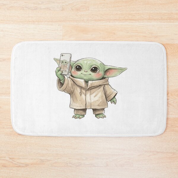 Item preview, BABY YODA TAKING A SELFIE designed and sold by LIS AND MELIVERSO.