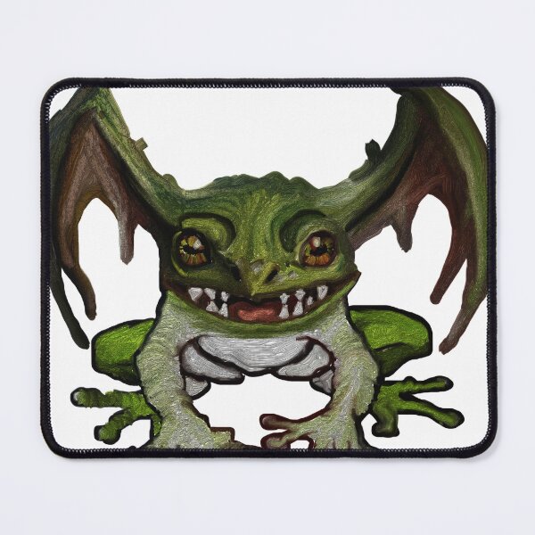 Item preview, Winged Frog Goblin Familiar Imp designed and sold by GooGoblin.