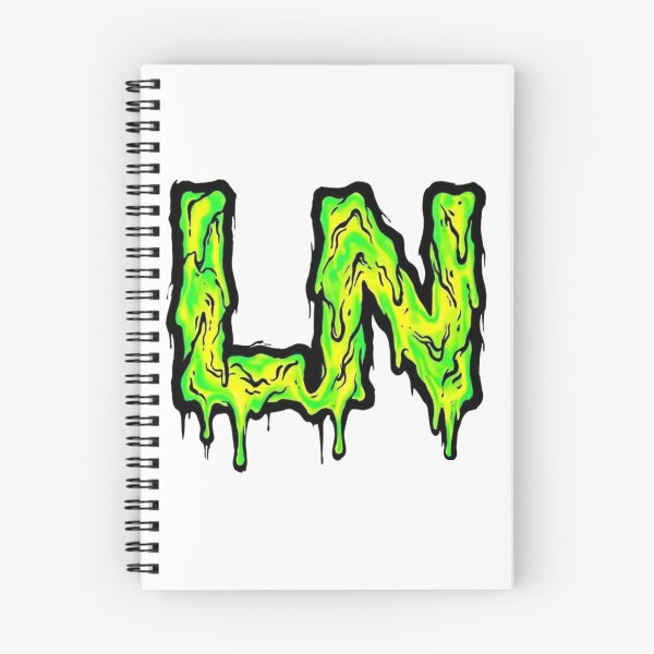 Item preview, LN Slime Drip Letters Green Grunge Sticker designed and sold by Nubecitabru.