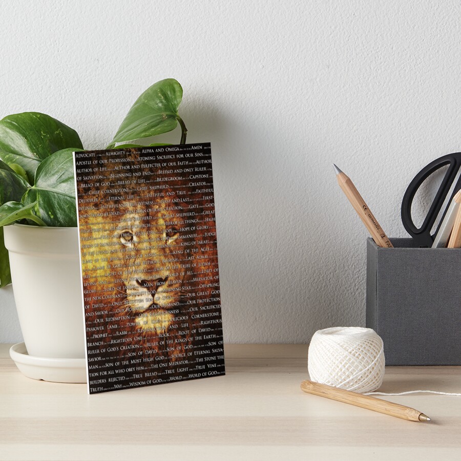 The Names of God Art Board Print