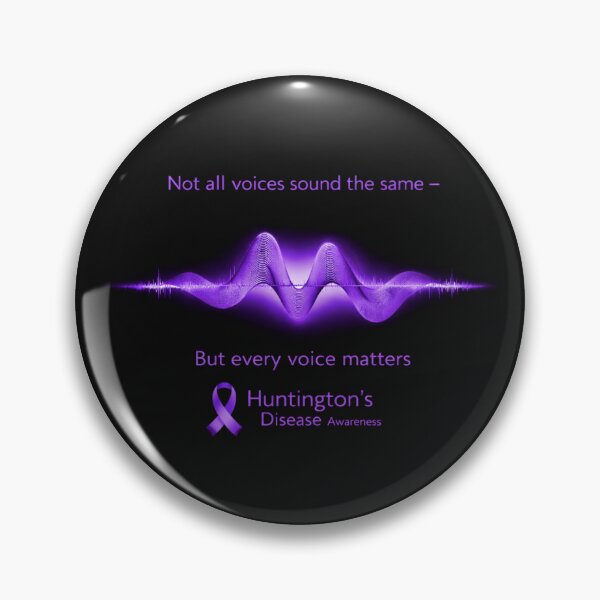 Item preview, Not All Voices Sound the Same – Huntington’s Disease Awareness Design designed and sold by Mirgonhood.