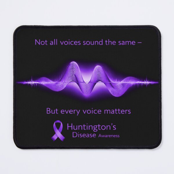 Item preview, Not All Voices Sound the Same – Huntington’s Disease Awareness Design designed and sold by Mirgonhood.
