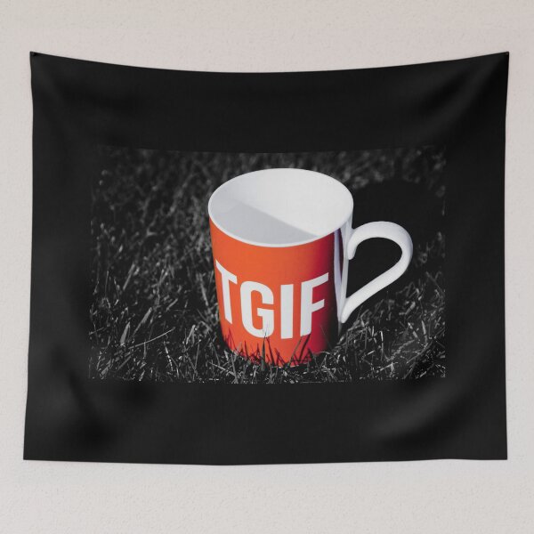 Item preview, Thank God It's Friday Mug designed and sold by Radiocafe.
