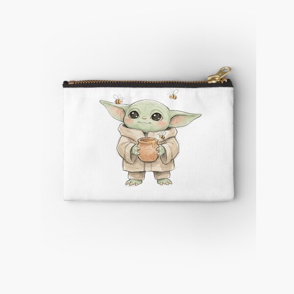Item preview, BABY YODA WITH BEE AND HONEY designed and sold by LIS AND MELIVERSO.
