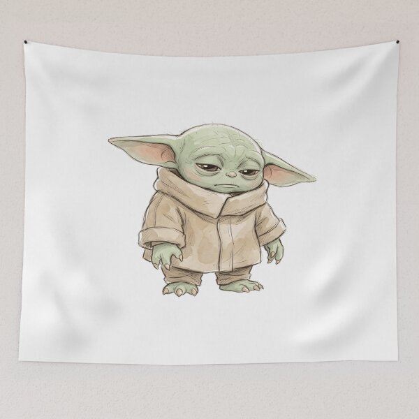 Artikelvorschau, SCHLAFENDES BABY YODA entworfen und verkauft von LIS AND MELIVERSO.