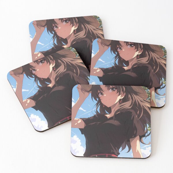 Item preview, Shiho Nishizumi Girls Und Panzer Summer Sun Hat Sky Portrait designed and sold by Tokyonomad.