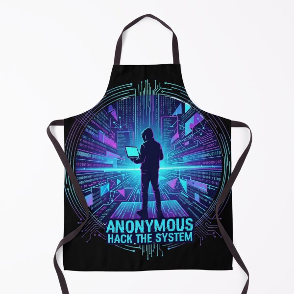 Item preview, Digital Horizon Hacker Anonymous Shirt designed and sold by KurtByteStudio.
