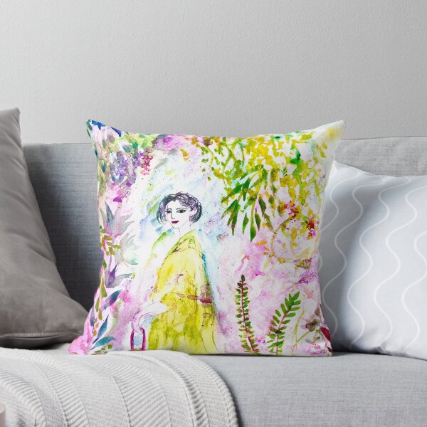 Item preview, Garden Dream Woman Painting designed and sold by TinTinBloom.