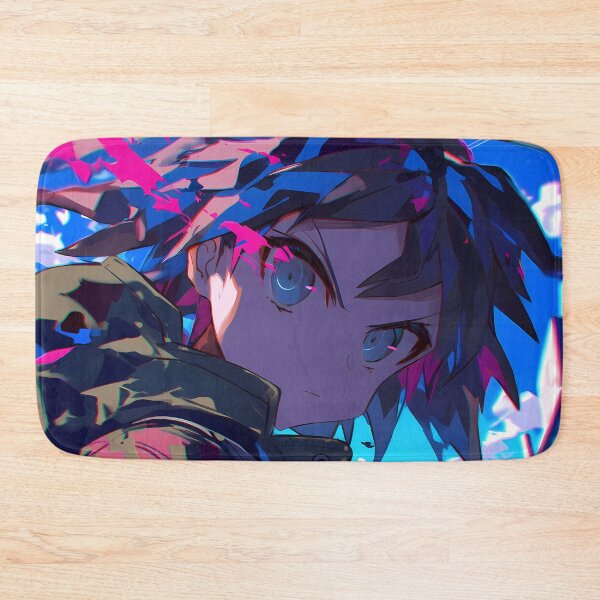 Item preview, Makoto Naegi Danganronpa Neon Alley Determined Look designed and sold by Tokyonomad.
