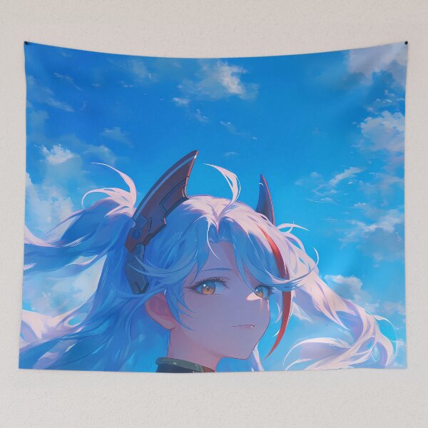 Item preview, Prinz Eugen Azur Lane Sky Blue Ocean Glow designed and sold by Tokyonomad.