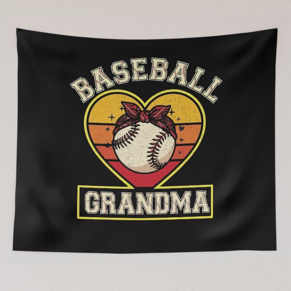 Item preview, Vintage Baseball Grandma Heart Shirt designed and sold by KIROSALS.