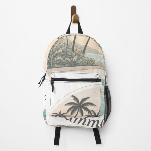 Item preview, Summer Vibes Poolside – Minimalist Tropical Sunset Design designed and sold by Artful Expression .