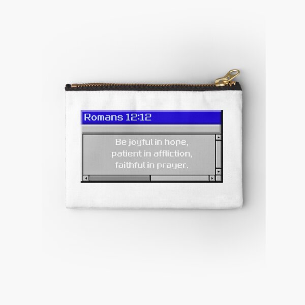Item preview, Romans 12:12 Retro Scripture Window Design designed and sold by DesignsByMom.
