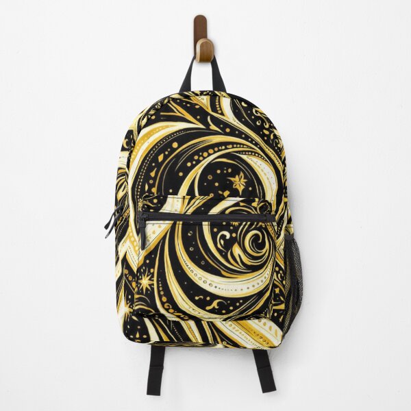 Item preview, Luxury Garifuna Gold Pattern | Black Yellow White Designer Style designed and sold by ezsketch25.