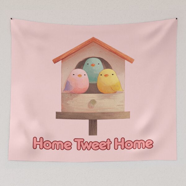Item preview, Home Tweet Home designed and sold by bubblyrainbow.
