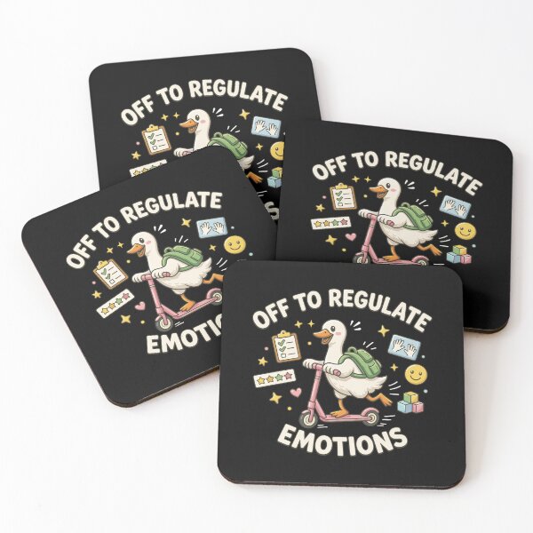 Item preview, Off to Regulate Emotions Funny Goose ABA Therapy Therapist designed and sold by AnitaBice.