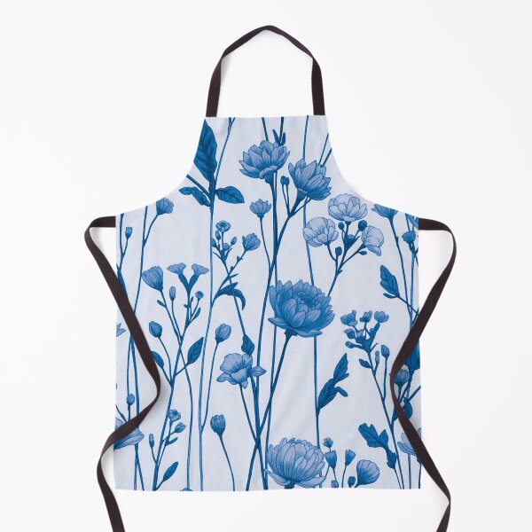 Item preview, Azure Blue Long Stem Spring Flowers designed and sold by burbankdesigns.