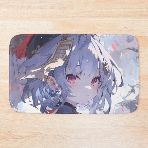 Item preview, Qiqi Genshin Impact Chibi Snowfall Gentle Pastel Scene designed and sold by Tokyonomad.