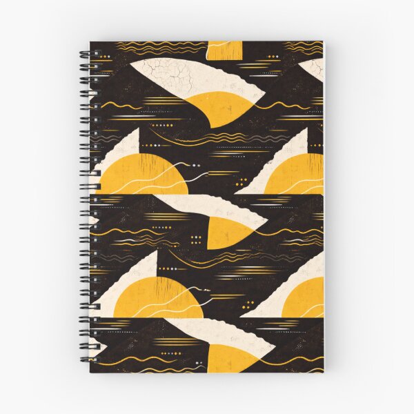Item preview, Garifuna Rhythm Abstract Pattern – Black & Yellow Cultural Design designed and sold by ezsketch25.