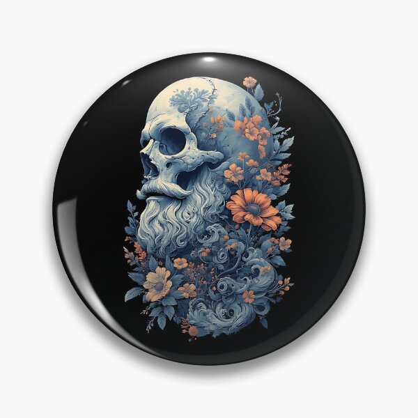 Item preview, Floral Skull designed and sold by UrbanPrts.