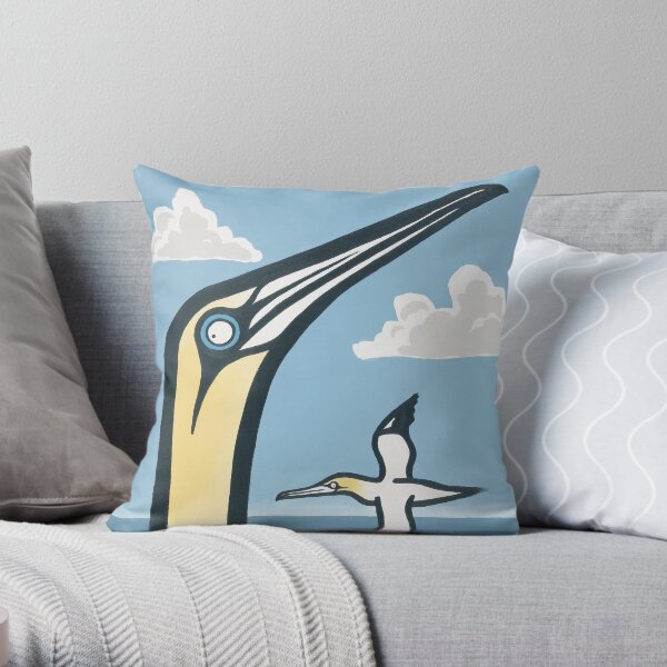 Gannet Throw Pillow