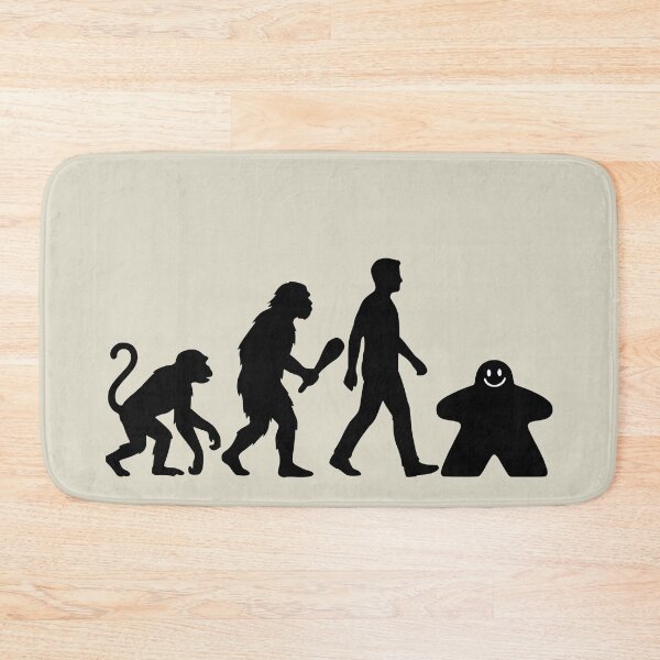 Item preview, The Evolution of Man Meeple Board Gamer  designed and sold by TackyTime.