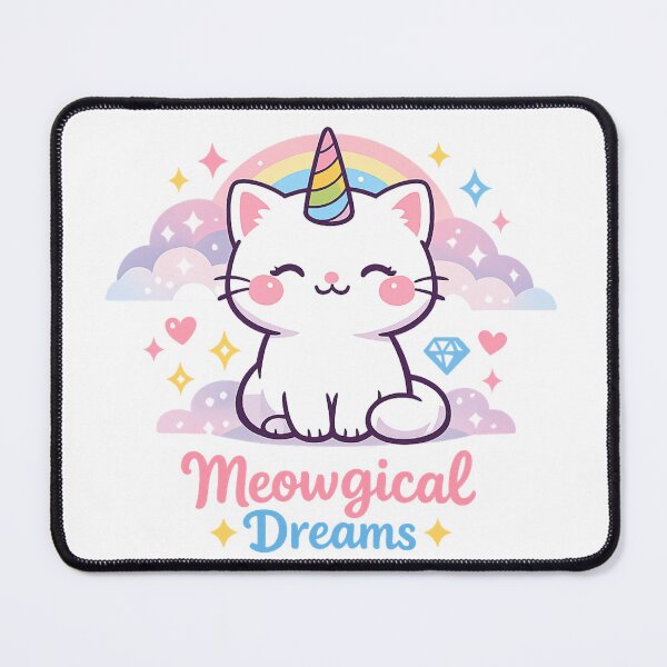 Item preview, Cute Unicorn Cat Dream designed and sold by Meowza Studio.