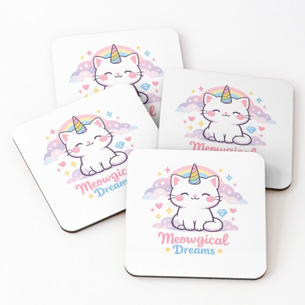 Item preview, Cute Unicorn Cat Dream designed and sold by Meowza Studio.