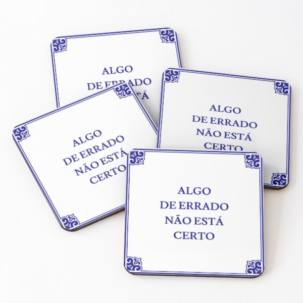 Item preview, "Algo de errado não está certo" designed and sold by JonyyyBusiness.