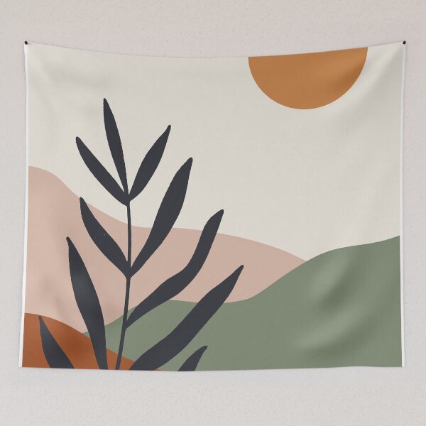 Item preview, Boho Mountain Sunrise - Modern Bohemian designed and sold by mauraurus.