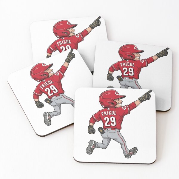 Item preview, TJ Friedl Home Run Celebration Cartoon designed and sold by artsdylan.