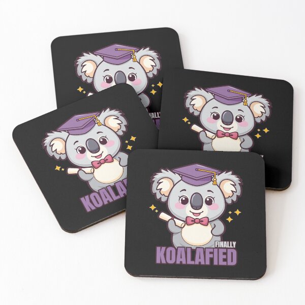 Item preview, Koalafied Graduate Funny Graduation Koala Pun Cute Diploma designed and sold by socozora.