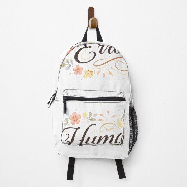 Item preview, Human Error Aesthetic Typography Design | Minimal Floral Quote Art designed and sold by Sanika arts .