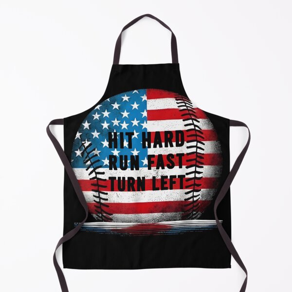Item preview, Patriotic Baseball Hit Hard Run Fast Shirt designed and sold by KIROSALS.