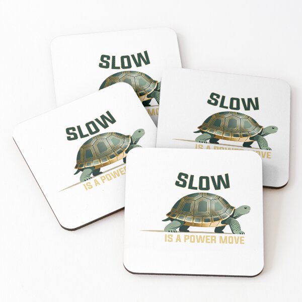 Item preview, Slow Is A Power Move Turtle Motivational Funny Chill Lifestyle designed and sold by socozora.