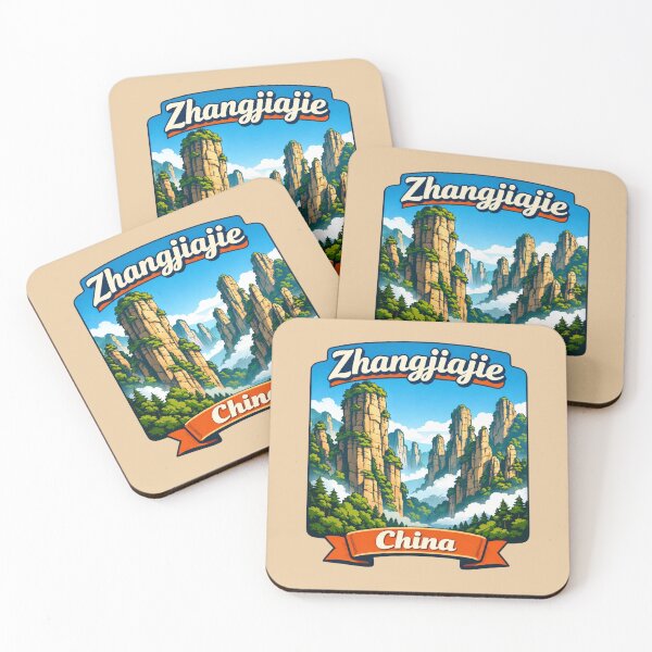 Item preview, Zhangjiajie, China - Mountain Pillars designed and sold by Myra365Art.