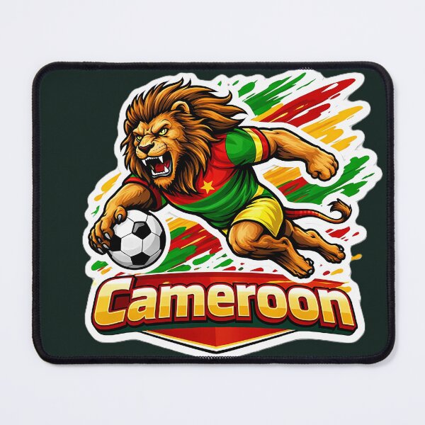 Item preview, Cameroon “Indomitable Lions,” National Football Team designed and sold by Ambroa Stuff.
