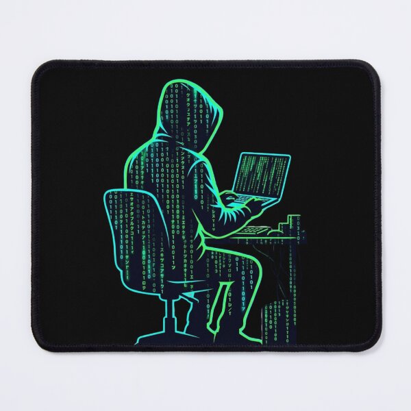 Item preview, Code Rain Hacker Matrix Style Shirt designed and sold by KurtByteStudio.