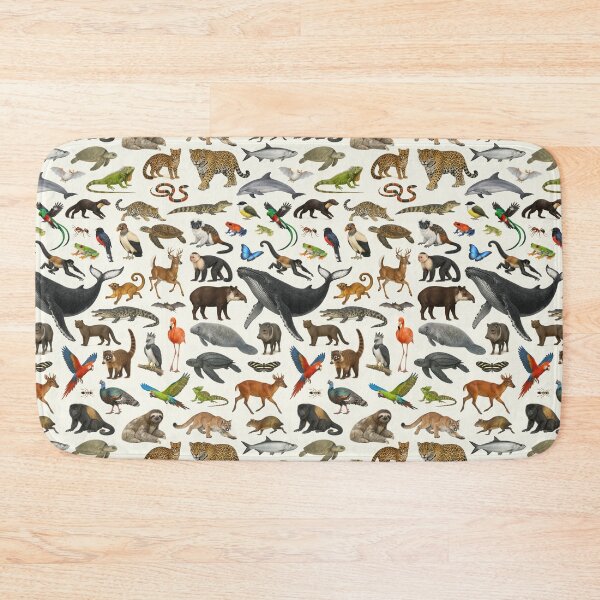 Item preview, Animals of Central America Retro Style Identification Chart designed and sold by kakarikihill.