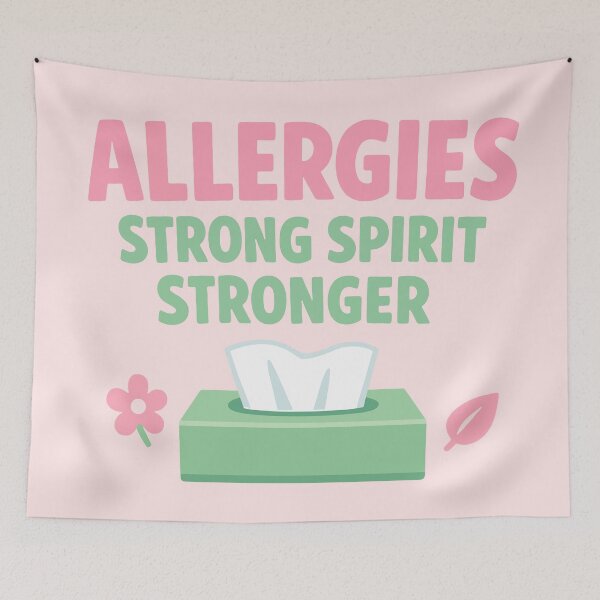 Item preview, Allergies Strong Spirit Stronger designed and sold by fadilow.